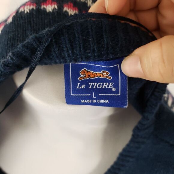 Le Tigre Fair Isle sweater Wool blend large - Picture 5 of 7